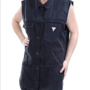 Guess Longline Denim Vest